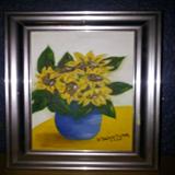 Pot of Sunflowers - Sold