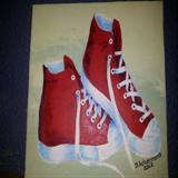 Red Sneakers - Sold