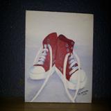 Pair of Red Sneakers - Sold